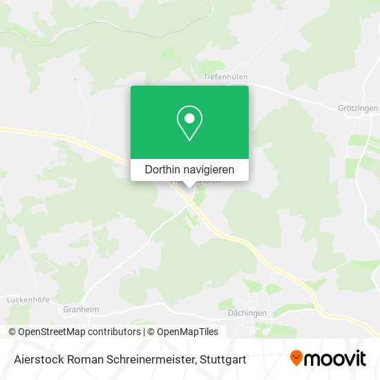 Aierstock Roman Schreinermeister Karte