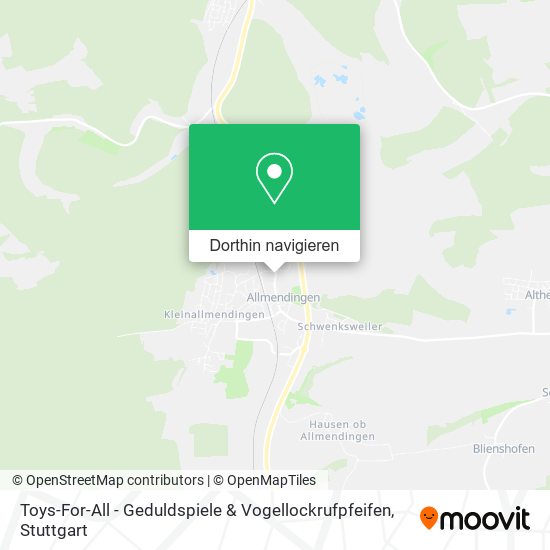 Toys-For-All - Geduldspiele & Vogellockrufpfeifen Karte