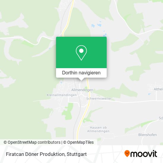 Firatcan Döner Produktion Karte
