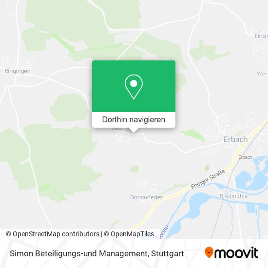 Simon Beteiligungs-und Management Karte