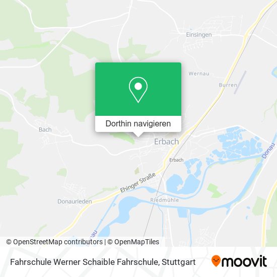 Fahrschule Werner Schaible Fahrschule Karte