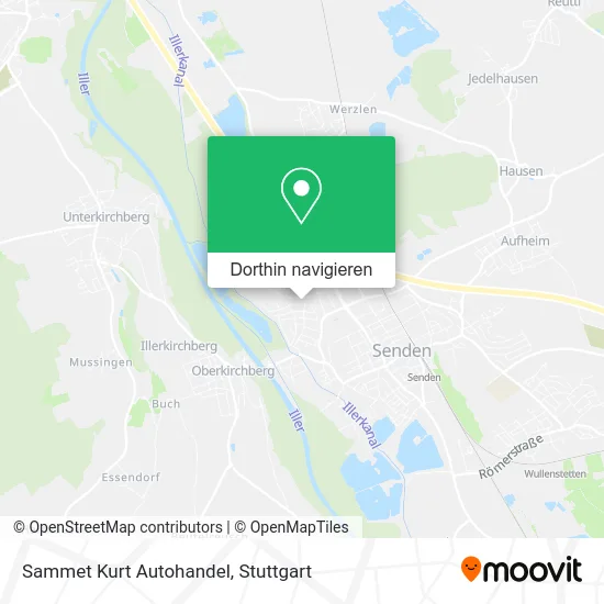 Sammet Kurt Autohandel Karte