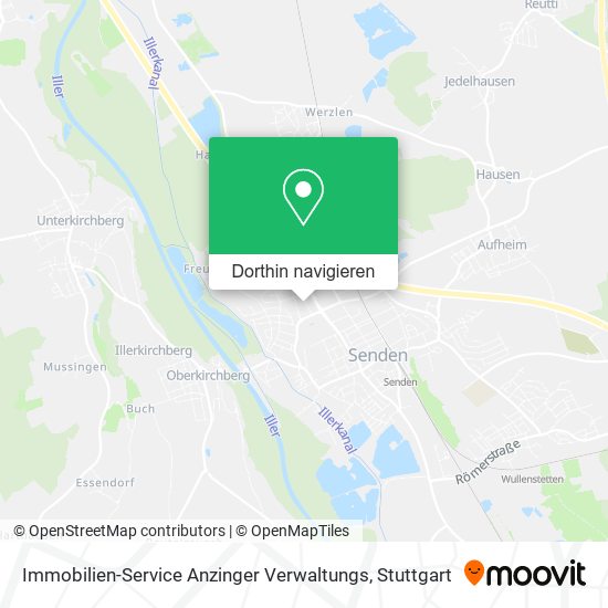 Immobilien-Service Anzinger Verwaltungs Karte