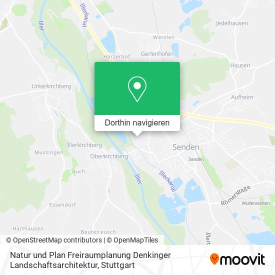 Natur und Plan Freiraumplanung Denkinger Landschaftsarchitektur Karte