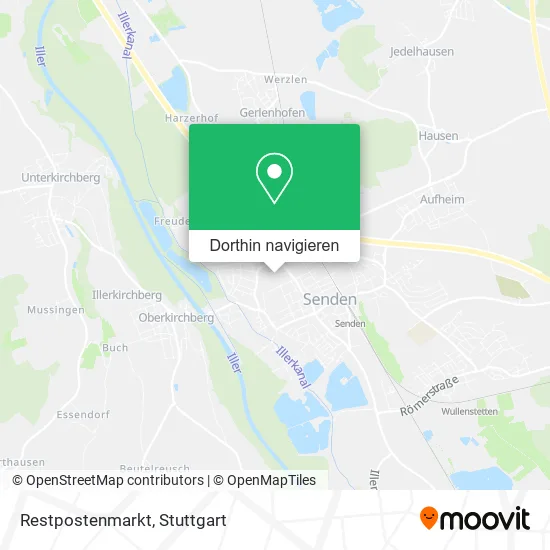 Restpostenmarkt Karte