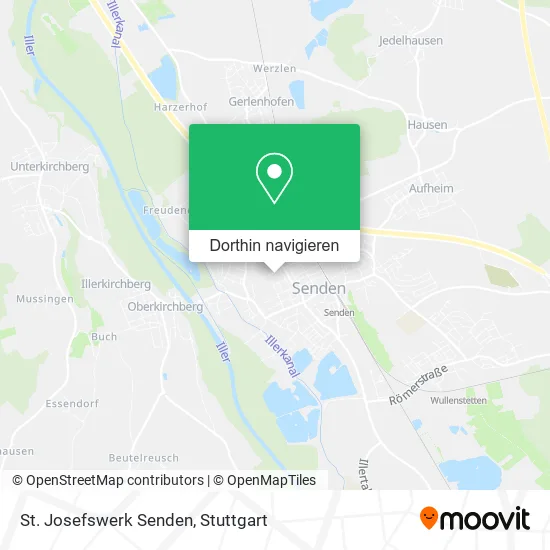 St. Josefswerk Senden Karte