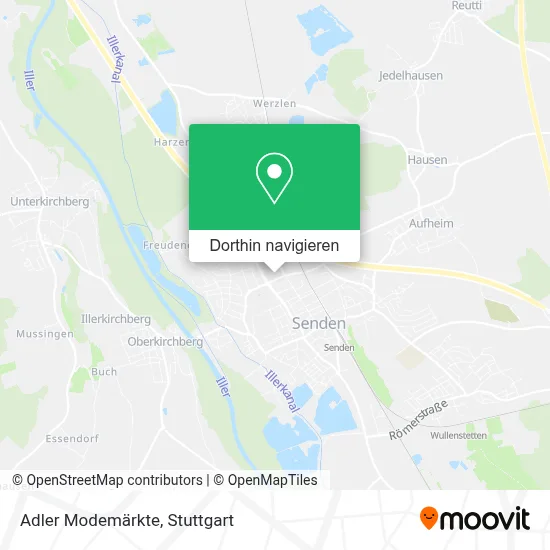 Adler Modemärkte Karte