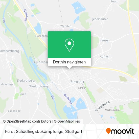 Fürst Schädlingsbekämpfungs Karte