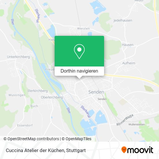 Cuccina Atelier der Küchen Karte