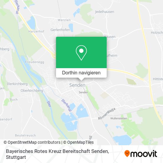 Bayerisches Rotes Kreuz Bereitschaft Senden Karte