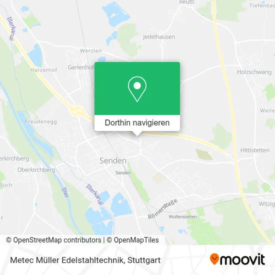 Metec Müller Edelstahltechnik Karte