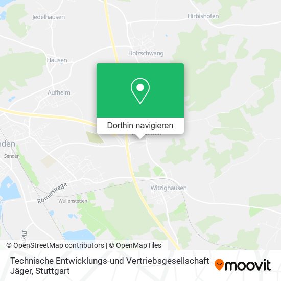 Technische Entwicklungs-und Vertriebsgesellschaft Jäger Karte