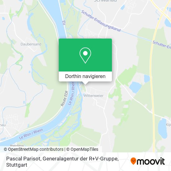 Pascal Parisot, Generalagentur der R+V-Gruppe Karte