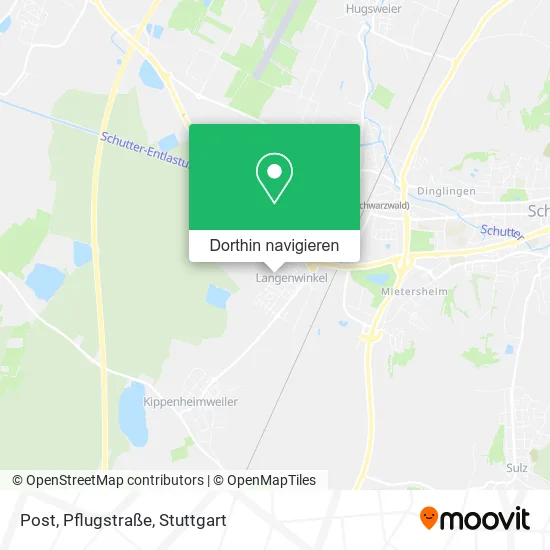 Post, Pflugstraße Karte