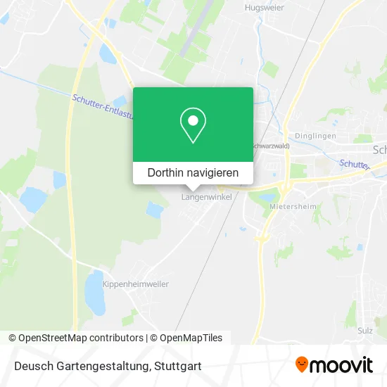 Deusch Gartengestaltung Karte