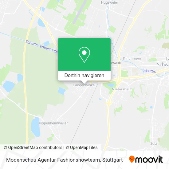 Modenschau Agentur Fashionshowteam Karte