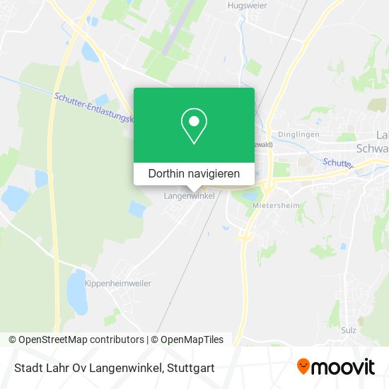 Stadt Lahr Ov Langenwinkel Karte