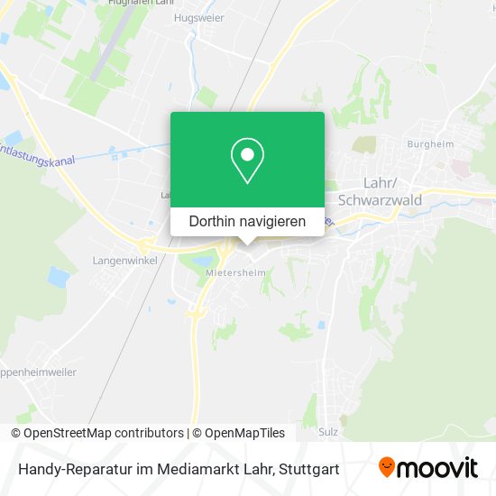 Handy-Reparatur im Mediamarkt Lahr Karte