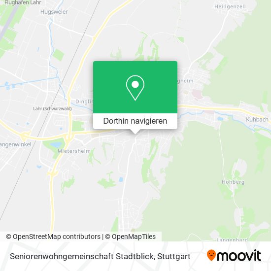 Seniorenwohngemeinschaft Stadtblick Karte