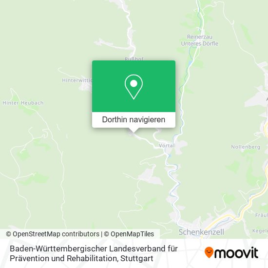 Baden-Württembergischer Landesverband für Prävention und Rehabilitation Karte
