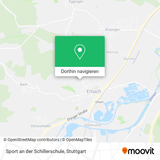 Sport an der Schillerschule Karte