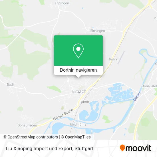 Liu Xiaoping Import und Export Karte