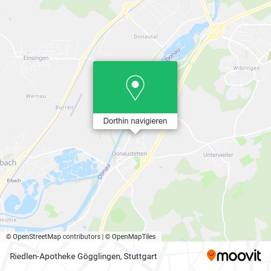 Riedlen-Apotheke Gögglingen Karte