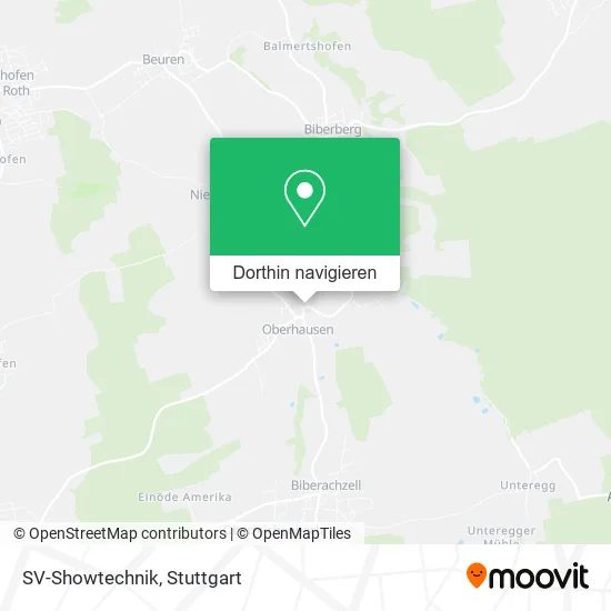 SV-Showtechnik Karte