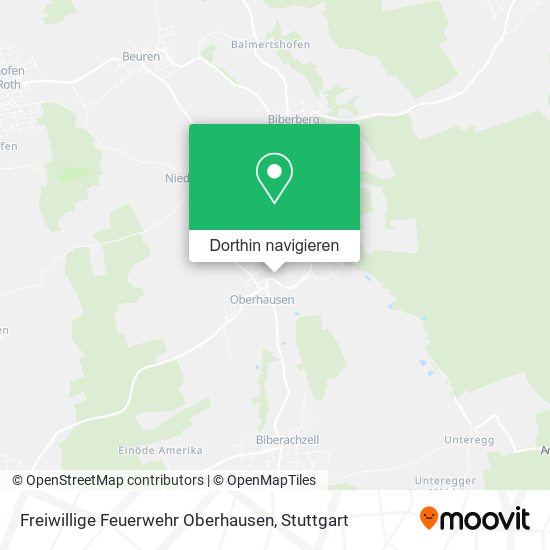 Freiwillige Feuerwehr Oberhausen Karte