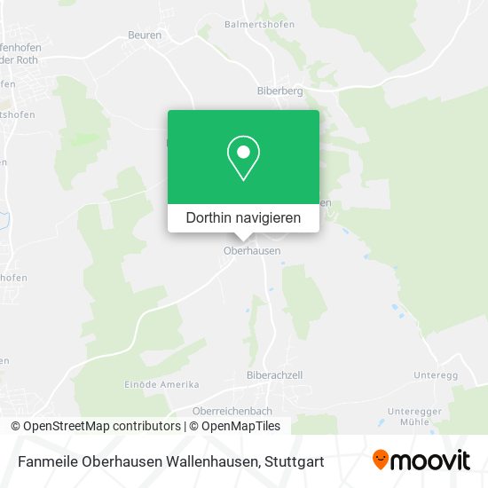 Fanmeile Oberhausen Wallenhausen Karte