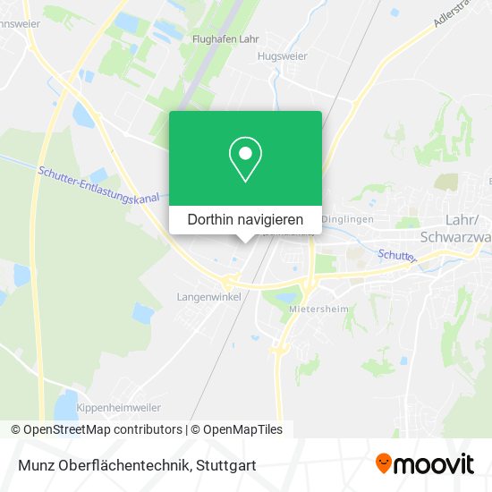Munz Oberflächentechnik Karte
