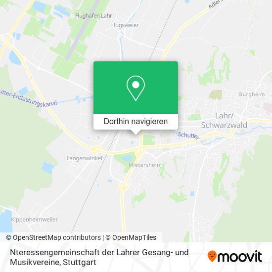 Nteressengemeinschaft der Lahrer Gesang- und Musikvereine Karte