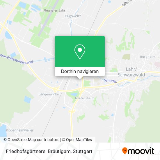 Friedhofsgärtnerei Bräutigam Karte