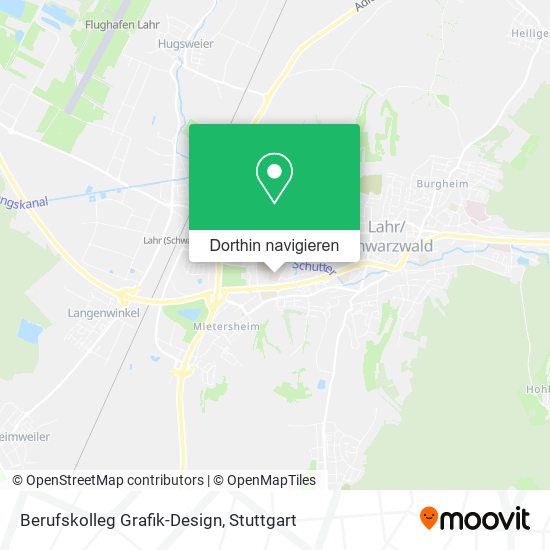Berufskolleg Grafik-Design Karte