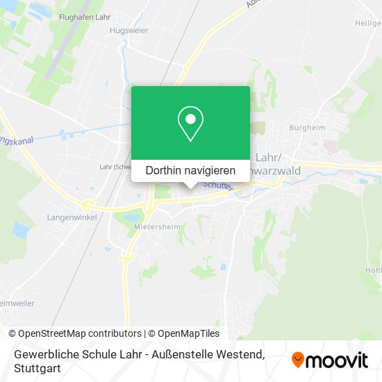 Gewerbliche Schule Lahr - Außenstelle Westend Karte