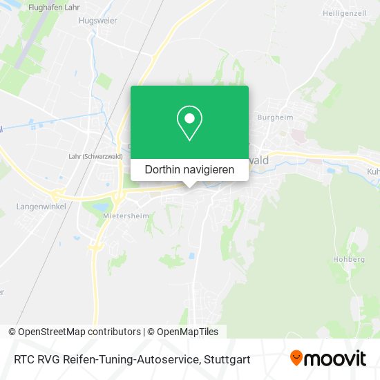 RTC RVG Reifen-Tuning-Autoservice Karte