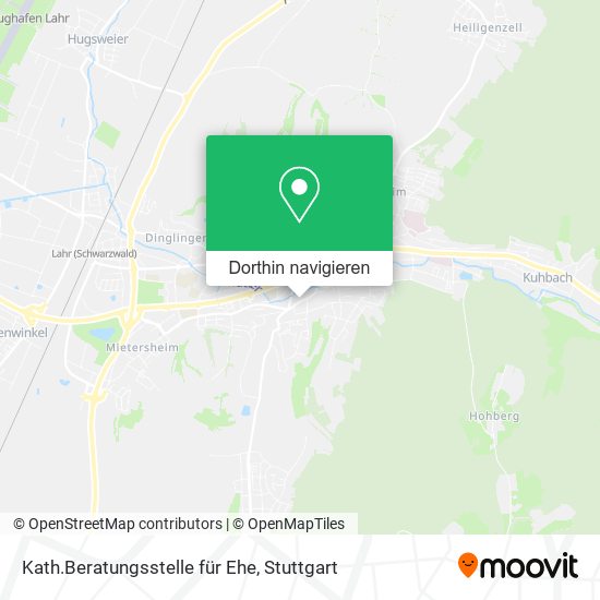 Kath.Beratungsstelle für Ehe Karte