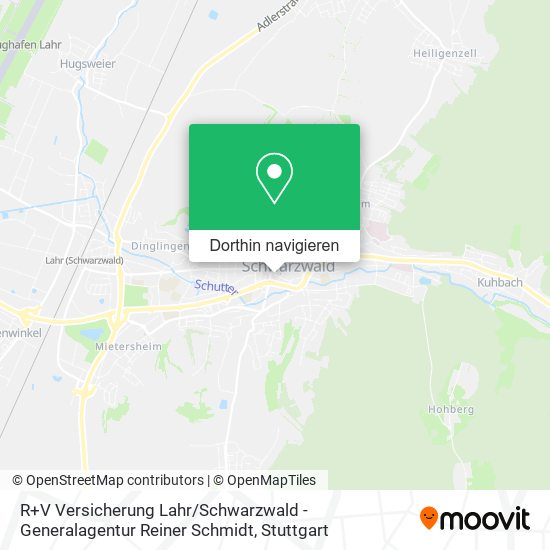 R+V Versicherung Lahr / Schwarzwald - Generalagentur Reiner Schmidt Karte