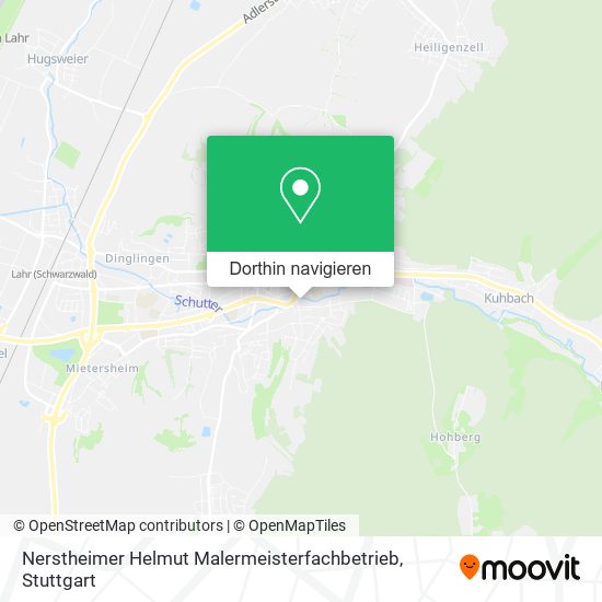 Nerstheimer Helmut Malermeisterfachbetrieb Karte