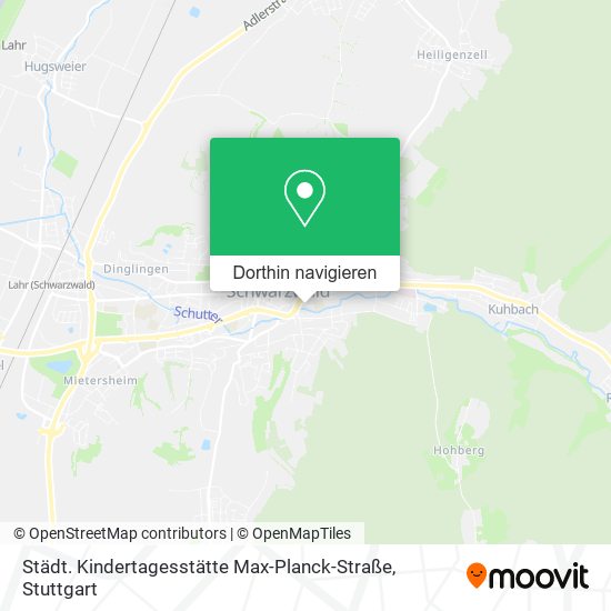 Städt. Kindertagesstätte Max-Planck-Straße Karte