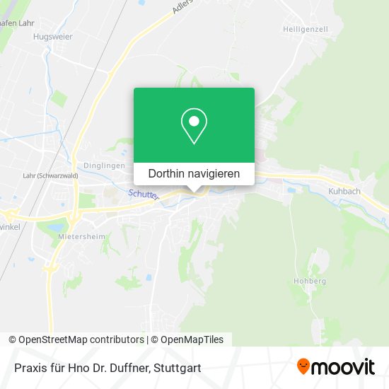 Praxis für Hno Dr. Duffner Karte