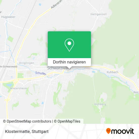 Klostermatte Karte