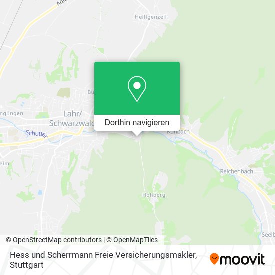 Hess und Scherrmann Freie Versicherungsmakler Karte