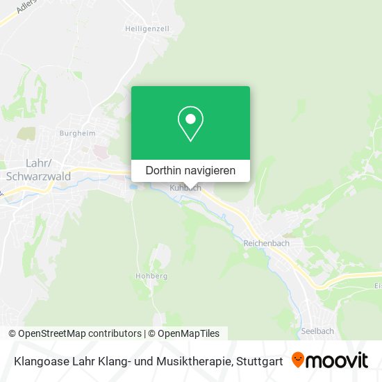 Klangoase Lahr Klang- und Musiktherapie Karte