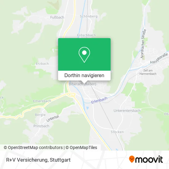 R+V Versicherung Karte