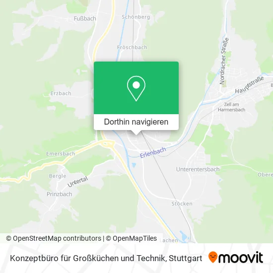 Konzeptbüro für Großküchen und Technik Karte