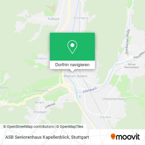 ASB Seniorenhaus Kapellenblick Karte