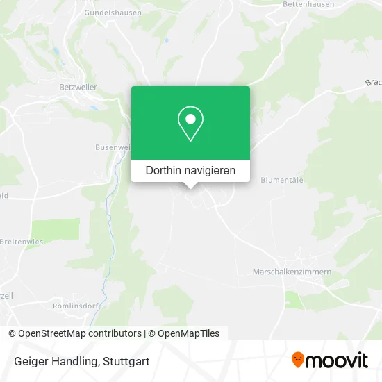 Geiger Handling Karte