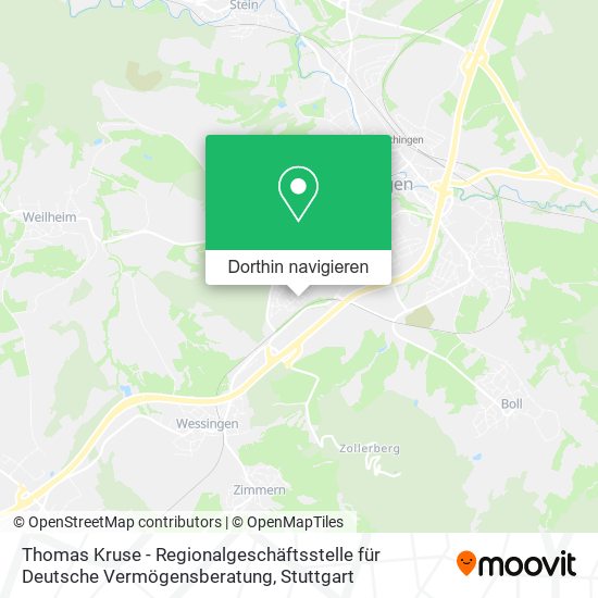 Thomas Kruse - Regionalgeschäftsstelle für Deutsche Vermögensberatung Karte