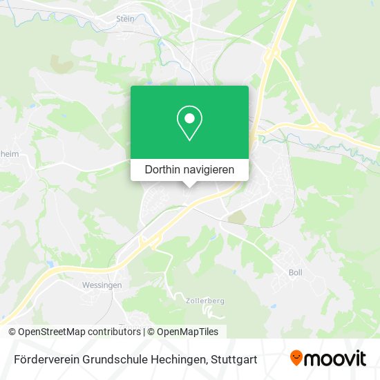 Förderverein Grundschule Hechingen Karte